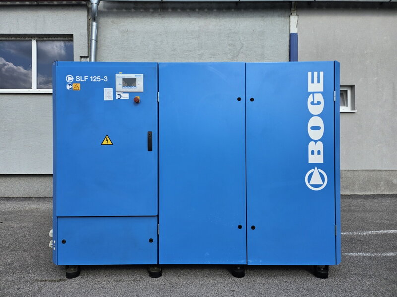 Schraubenkompressor BOGE SLF 125‑3 (90 kW) – Generalüberholt, mit Garantie, Baujahr 02/2019