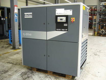 Schraubenkompressor ATLAS COPCO GA30VSD FF, Baujahr 2000 gebraucht